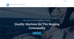 Desktop Screenshot of californiayachtmarina.com