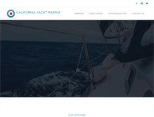 Tablet Screenshot of californiayachtmarina.com